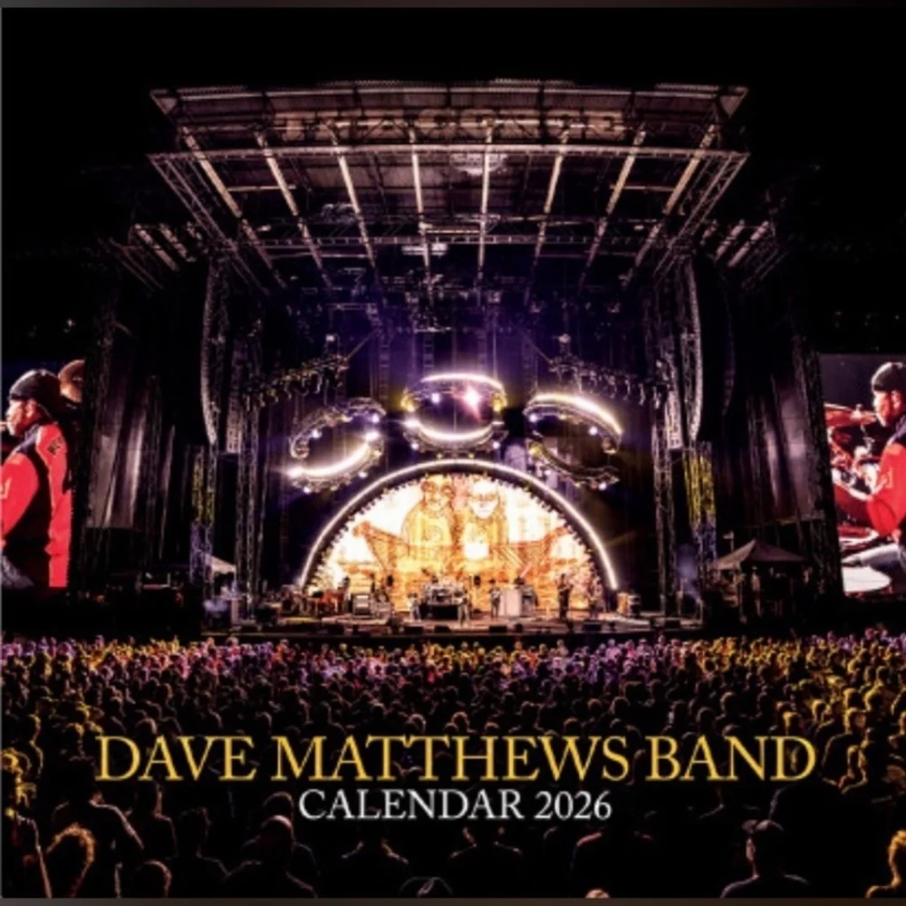 Dave Matthews Band 2026 Calendar 12”x12”